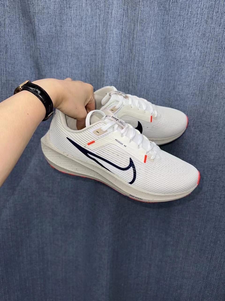 Nike Pegasus White and Orange